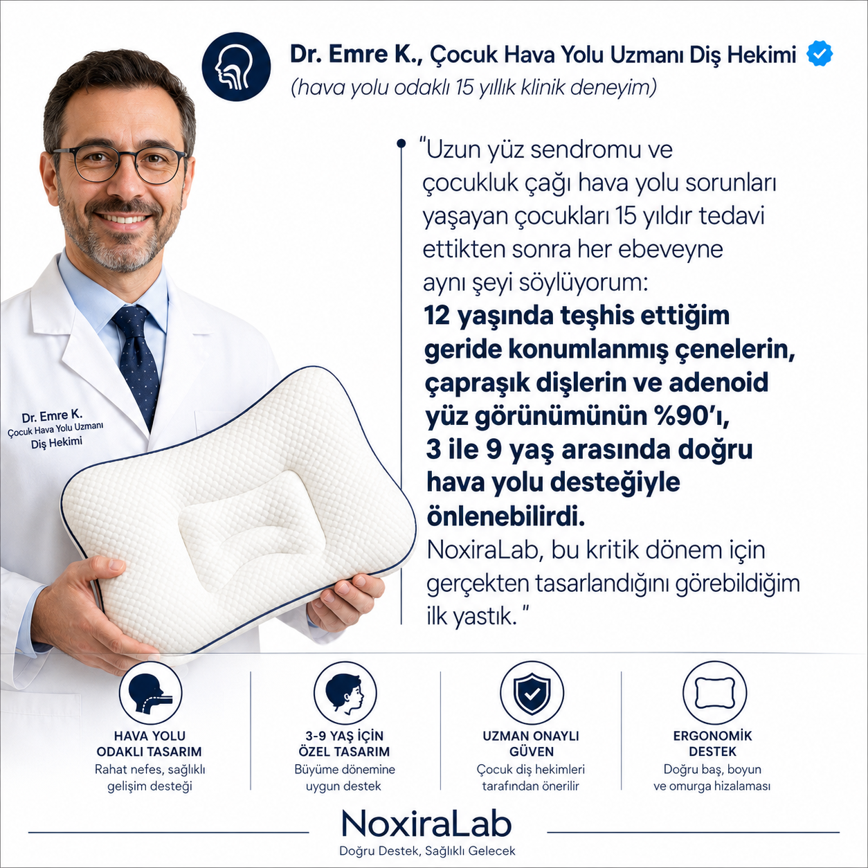 Çocuk Duruş Yastığı
